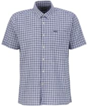Men's Barbour Nelson Gingham Summer Fit Shirt - Blue