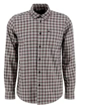 Men's Barbour International Peregrine Check Shirt - Burnt Henna
