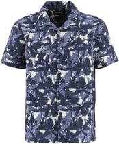 Men's Barbour International Chappel Printed Shirt - Navy