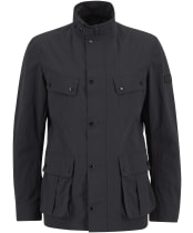 Men's Barbour International Modern Showerproof Duke Jacket - Black