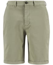 Men's Barbour Washed Twill Chino Shorts - Laurel Green