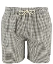 Men's Barbour Gingham Seersucker Swim Short - Olive