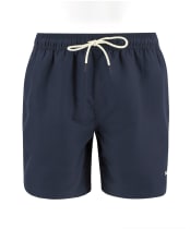 Men's Barbour Water Reactive Tartan Swim Short - Navy