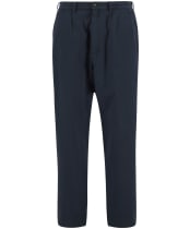 Men's Barbour Cotton Linen Relaxed Trouser - Navy