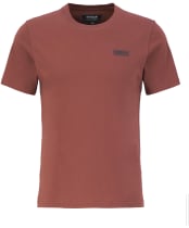 Men's Barbour International Small Logo Tee - Burnt Henna