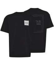 Men's Barbour International Micro Block Graphic Oversized T-Shirt - Black