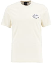 Men's Barbour Cranmer Logo T-Shirt - Whisper White