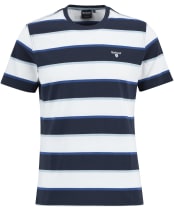 Men's Barbour Meldon Stripe T-Shirt - Navy
