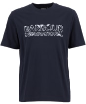 Men's Barbour International Unite Printed T-Shirt - Navy