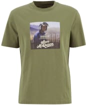 Men's Barbour International Walde Photographic T-Shirt - Olvine