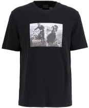 Men's Barbour International Hellen Photographic T-Shirt - Black