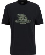 Men's Barbour International Dukes Cafe Graphic T-Shirt - Black