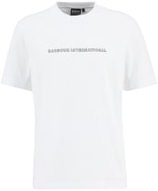 Men's Barbour International Outline Motor Graphic T-Shirt - White
