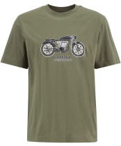 Men's Barbour International Piston Graphic  T-Shirt - Burnt Olive