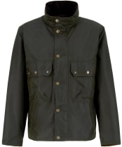 Men's Barbour Re-Engineered Ridley Waxed Jacket - Archive Olive