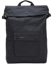 Barbour Transport Foldover Backpack - Navy