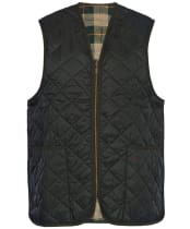 Men's Barbour Quilted Waistcoat / Zip-in Liner - Olive