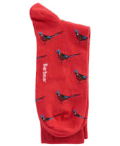Men's Barbour Mavin Socks - Red / Pheasant