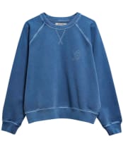Women's Barbour Avon Sweatshirt - Washed Indigo