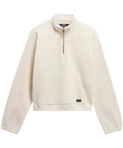 Women's Barbour International Nova Half Zip Sweatshirt - Light Stone