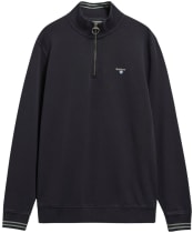 Men's Barbour Rosford Half Zip Sweatshirt - Dark Navy