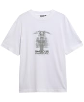 Men's Barbour International Hocking Graphic T-Shirt - White