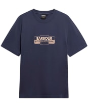 Men's Barbour International Leighton Graphic T-Shirt - Oxford Navy