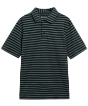 Men's Barbour Farlam Striped Tailored Polo Shirt - Navy