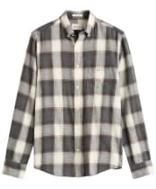 Men's GANT Regular Fit Windblown Flannel Check Shirt - Dry Sand