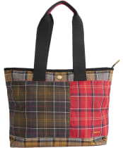 Women's Barbour Mya Patchwork Tote Bag - CLASSIC/CARDINA