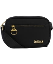 Women's Barbour International Qualify Mini Crossbody Bag - Black