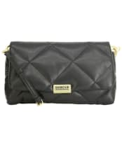 Women's Barbour International Soft Quilt Crossbody Bag - Black