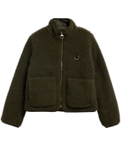 Women's Barbour Elenora Casual Fleece Jacket - Olive