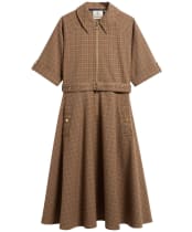Women's Barbour Carville Midi Dress - Muted Tartan
