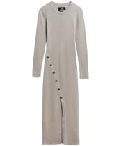 Women's Barbour International Molina Knitted Midi Dress - Nutmeg