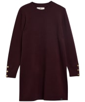 Women's Barbour May Knitted Mini Dress - Fig