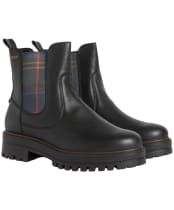 Women's Barbour Amberley Chelsea Boots - Black Leather
