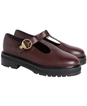 Women's Barbour Ryton Mary Janes - Merlot