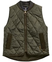 Women's Barbour Glendyn Quilted Gilet - Olive / Shadow Classic