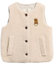 Women's Barbour Bowes Fleece Gilet - Ecru