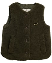Women's Barbour Bowes Fleece Gilet - Olive