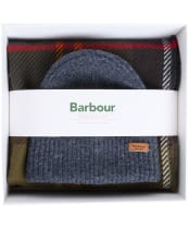 Women's Barbour Pendle Beanie & Blair Scarf Gift Set - Classic Tartan