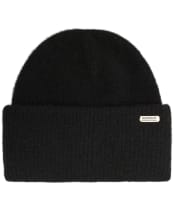 Women's Barbour International Kemora Knitted Beanie Hat - Black