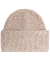 Women's Barbour International Kemora Knitted Beanie Hat - NUTMEG MARLE