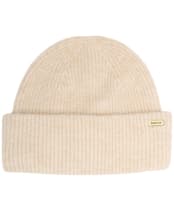 Women's Barbour Enid Knitted Beanie Hat - Birch
