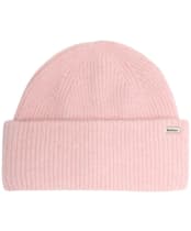 Women's Barbour Enid Knitted Beanie Hat - Candy Pink