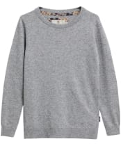Women’s Barbour Pendle Crew Knit Sweater - GREY MARL/BIRCHW