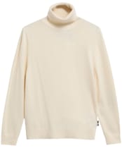 Women’s Barbour Pendle Roll Collar Sweater - ECRU/BIRCHWOOD T
