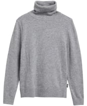 Women’s Barbour Pendle Roll Collar Sweater - GREY MARL/BIRCHW