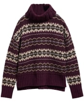 Women's Barbour Helen Knitted Jumper - FIG MULTI